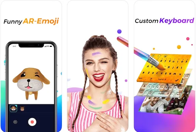AR Emoji Custom Keyboard