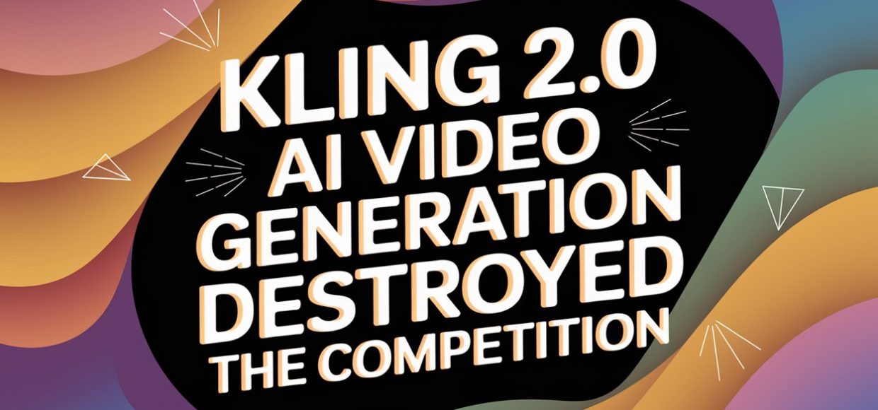 Kling 2.0 AI Video Generation Just Destroyed the competition