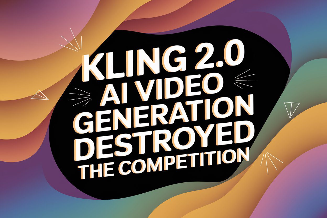 Kling 2.0 AI Video Generation Just Destroyed the competition