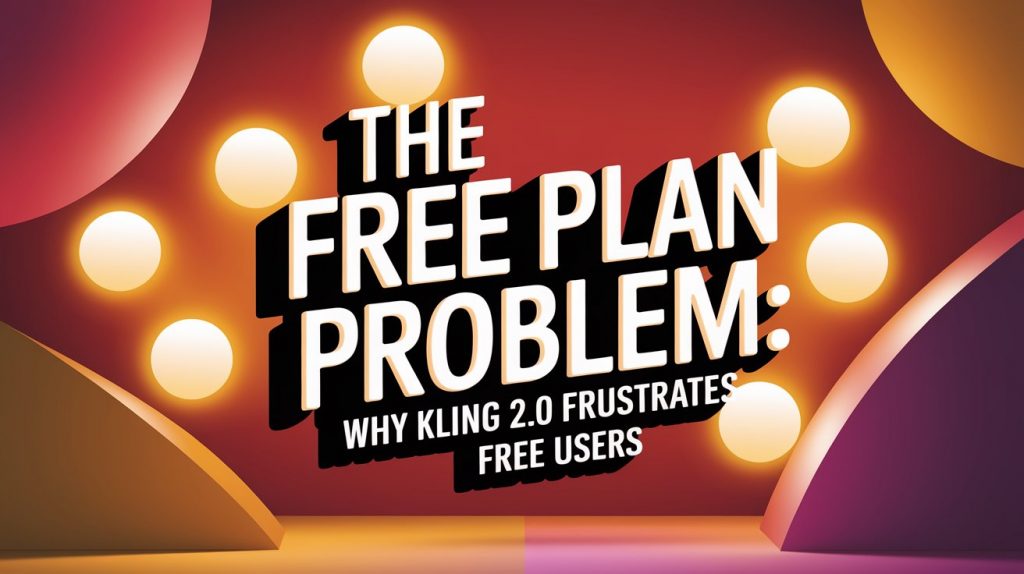 The Free Plan Problem: Why Kling 2.0 Frustrates Free Users