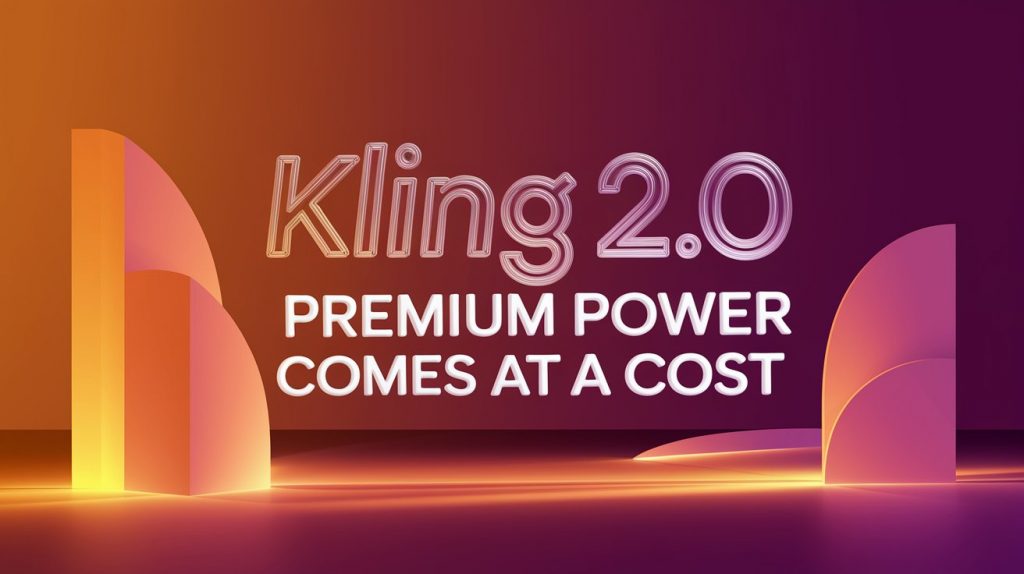 Kling 2.0 Pricing: Premium Power Comes at a Cost