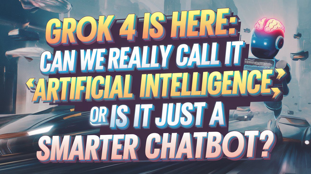 Grok 4 is Here: Can We Really Call It "Artificial Intelligence," or Is It Just a Smarter Chatbot?