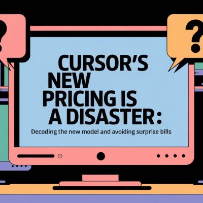 Cursor's New Pricing Is A Disaster : Decoding the New Model and Avoiding Surprise Bills