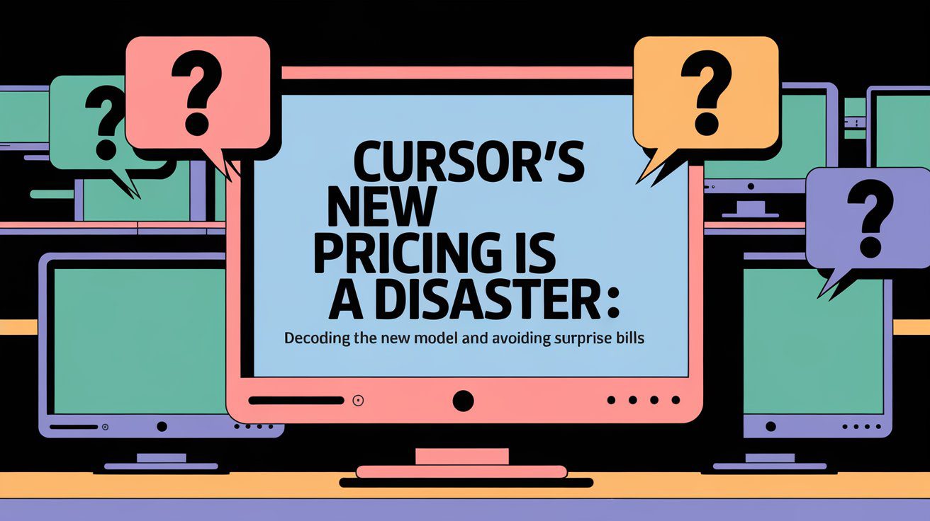 Cursor's New Pricing Is A Disaster : Decoding the New Model and Avoiding Surprise Bills