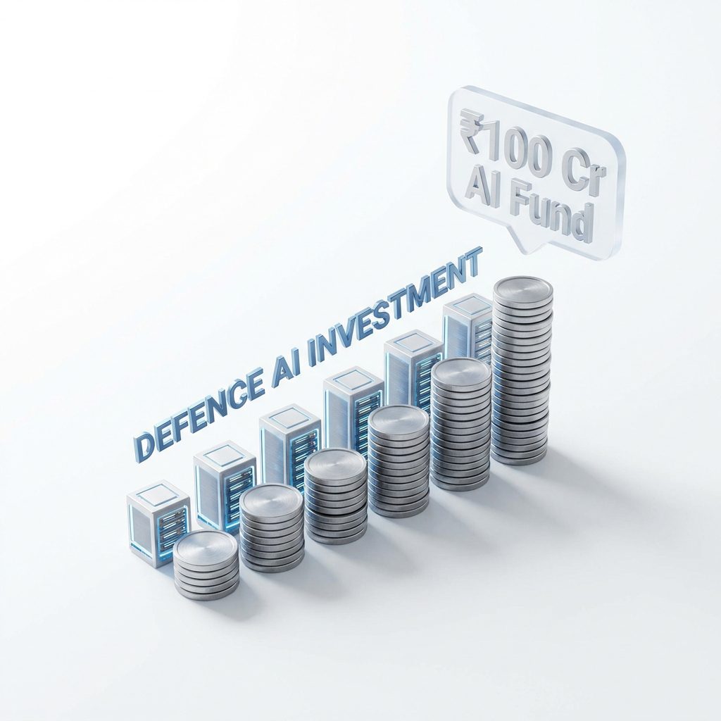 3D visualization of rising Defence AI investment