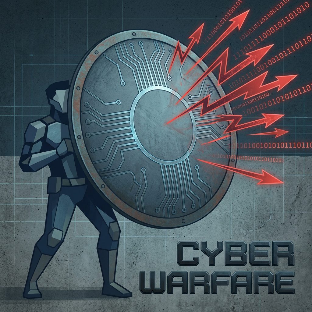 Cyber warfare defence shield concept