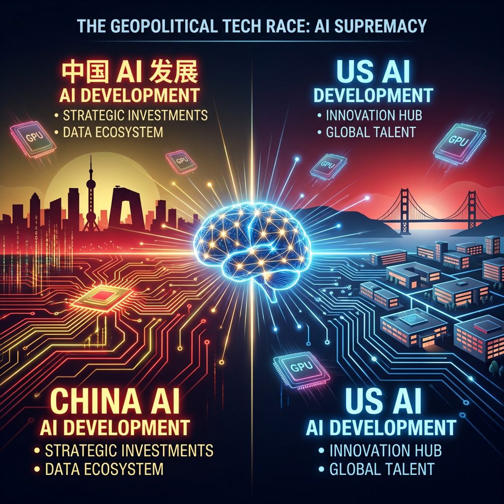 China vs US AI Development