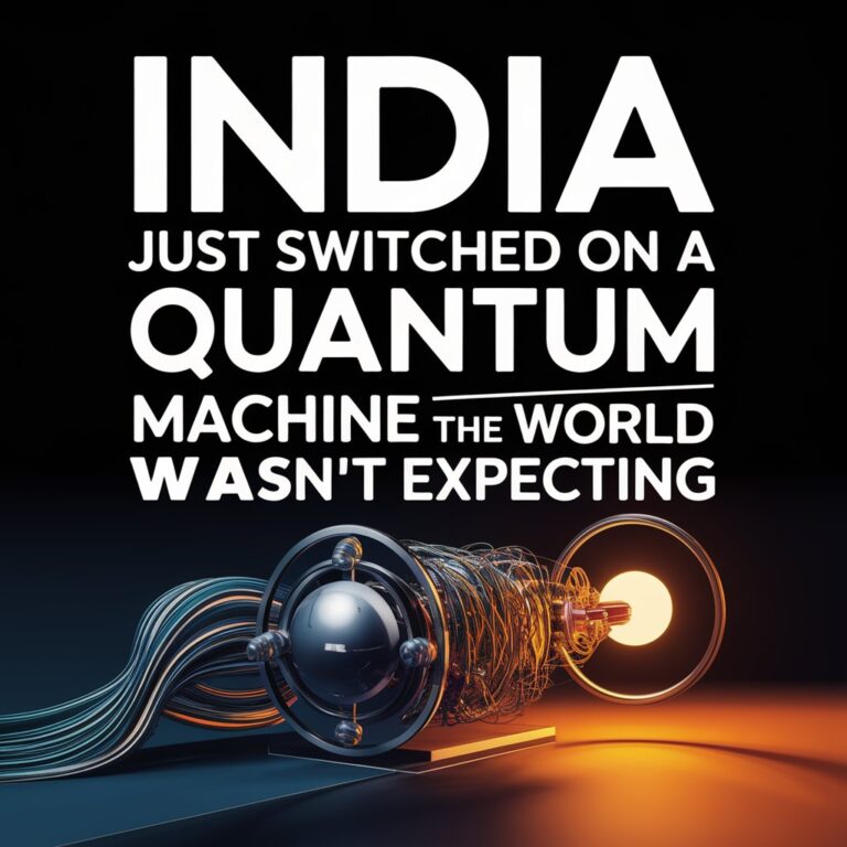 India Just Switched On a Quantum Machine the World Wasn’t Expecting