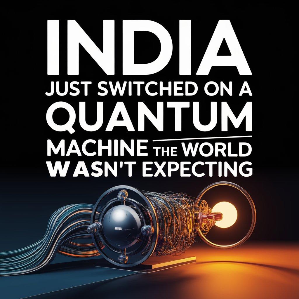 India Just Switched On a Quantum Machine the World Wasn’t Expecting