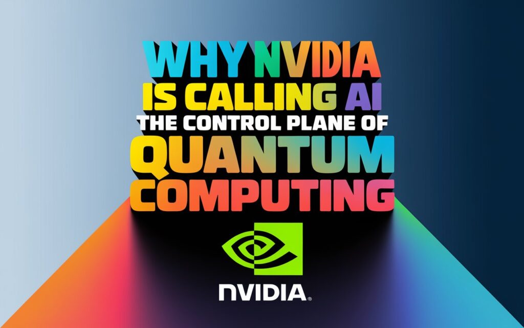 Why NVIDIA Is Calling AI the Control Plane of Quantum Computing
