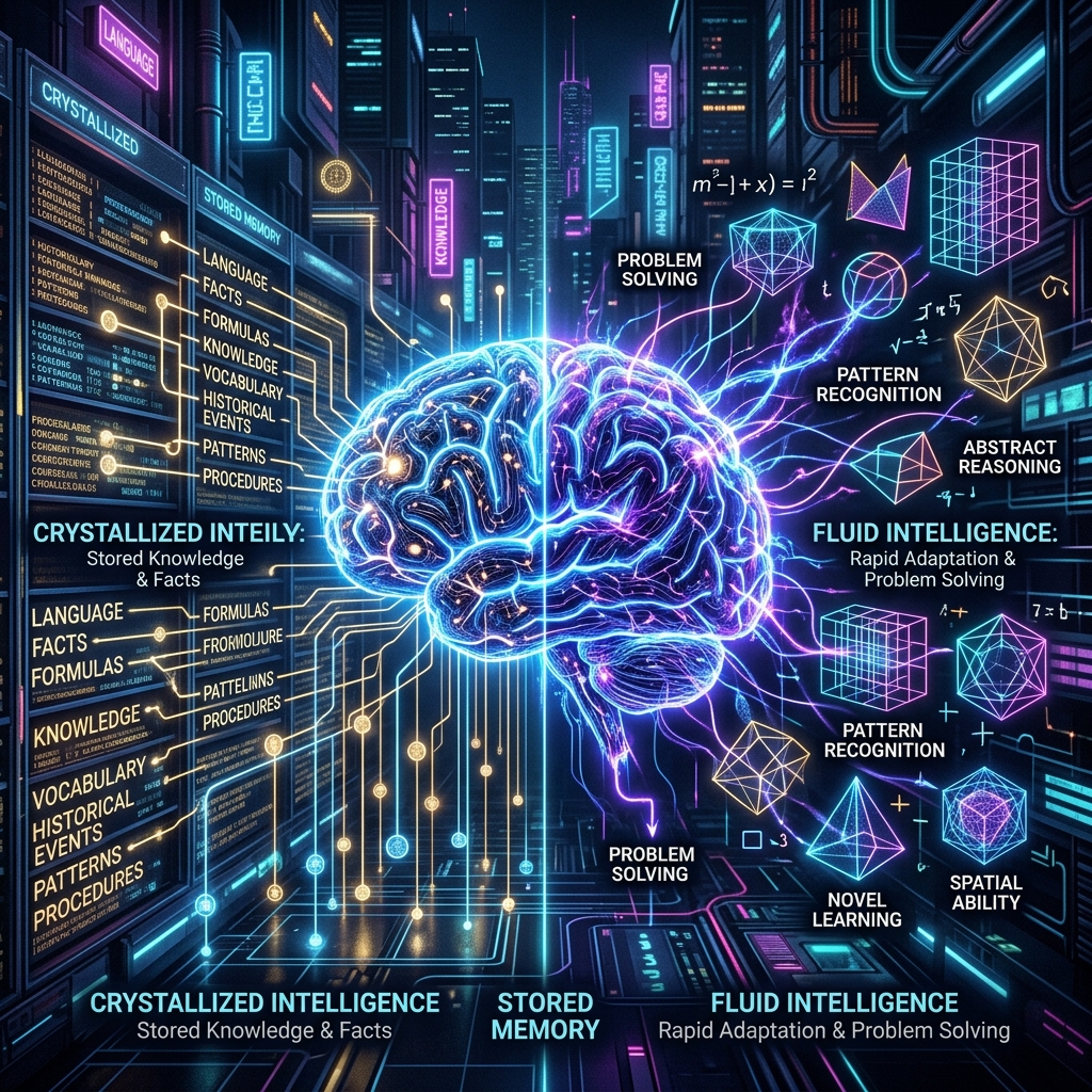 Crystallized vs Fluid Intelligence