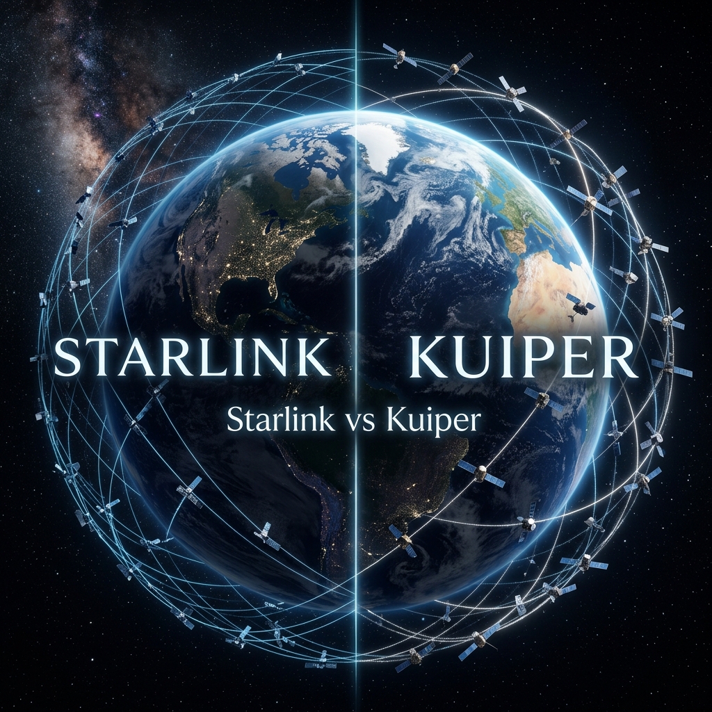 Starlink vs Kuiper Satellite War