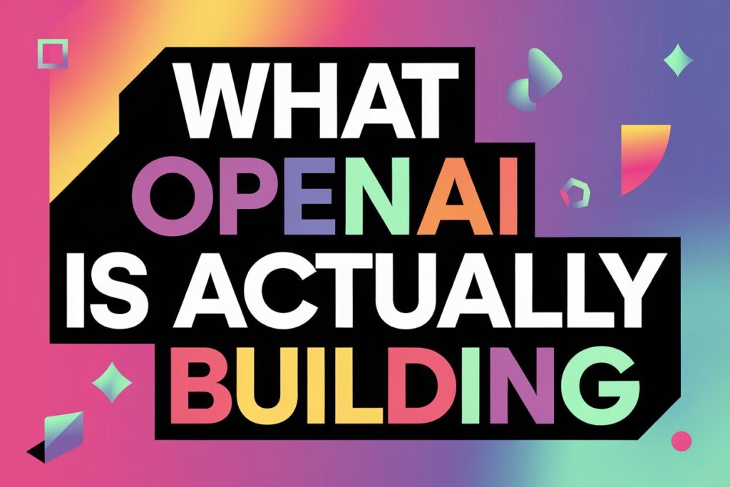 What OpenAI Is Actually Building 