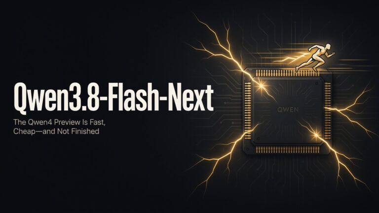 Qwen3.8-Flash-Next: The Qwen4 Preview Is Fast, Cheap—and Not Finished