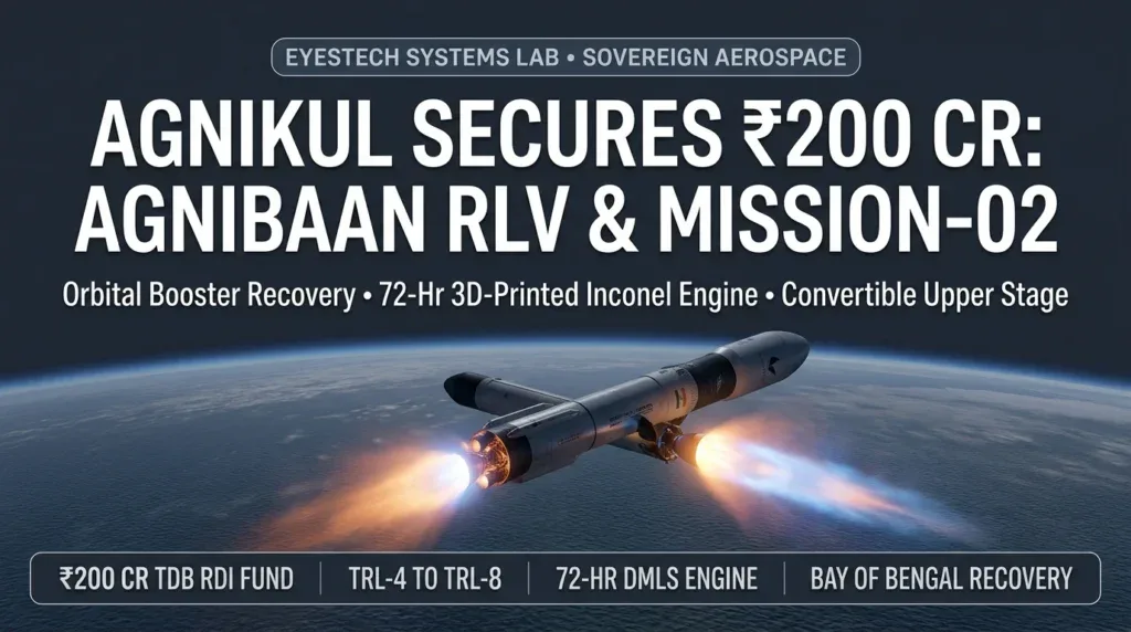 Agnikul Secures ₹200 Cr for Agnibaan RLV & Mission-02