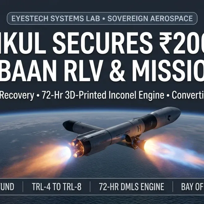 Agnikul Secures ₹200 Cr for Agnibaan RLV & Mission-02