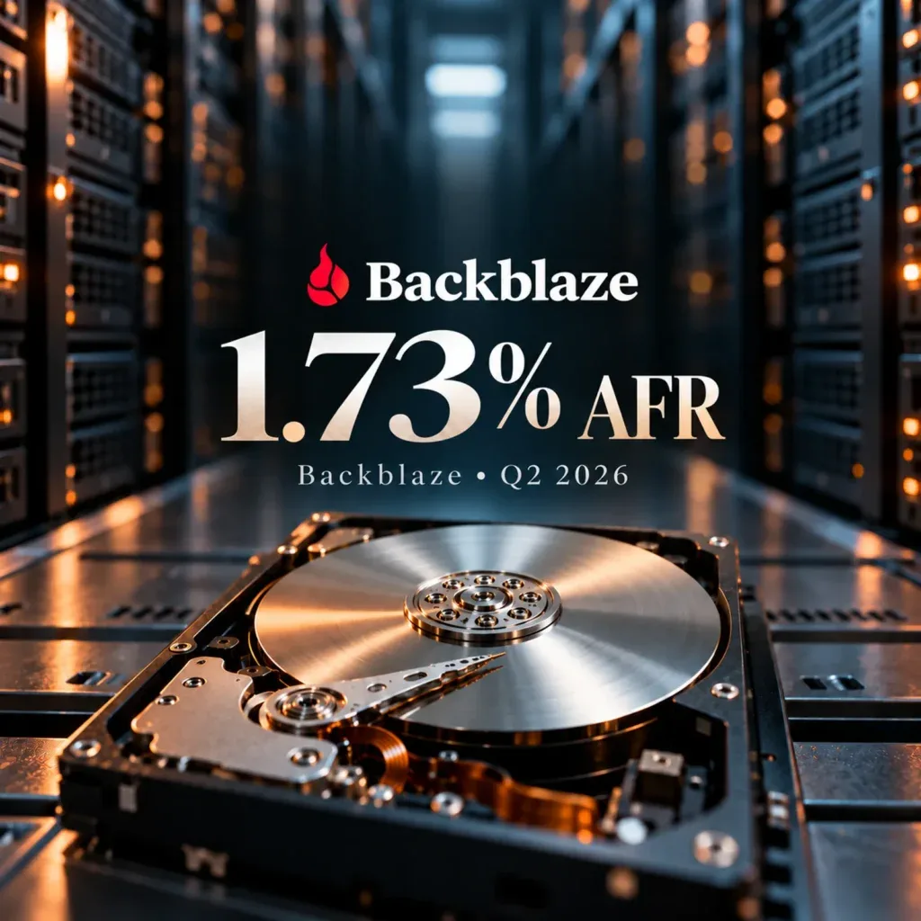 Backblaze Q2 2026: What a 1.73% Failure Rate Means