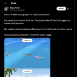 Grok 4.7 Disappointment: Quota Burn & 3D Benchmark Regressions