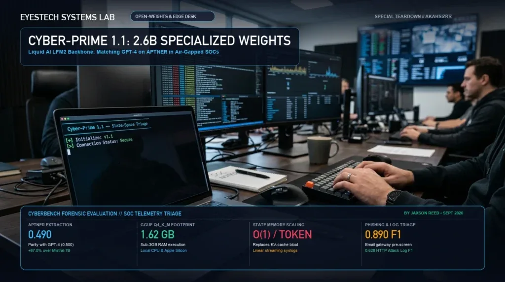 Cyber-Prime 1.1: Specialized Security Weights Teardown