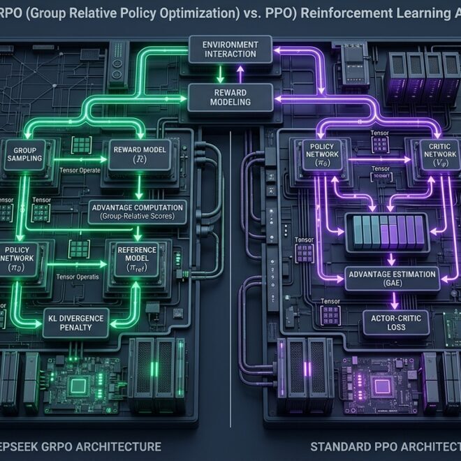 DeepSeek GRPO vs PPO: How RLVR Cuts Critic VRAM by 50%