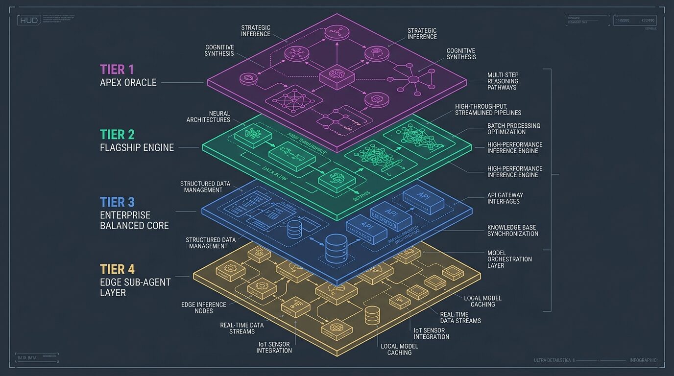 OpenAI 4-Tier GPT-6 Family Architectural Topology: Astra, Sol, Terra, Luna