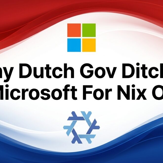 The NixOS Sovereign Cloud: Why Dutch Gov Ditched Microsoft