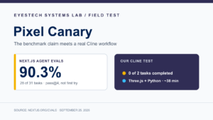 Pixel Canary in Cline: 0/2 Tasks Completed in Our Test