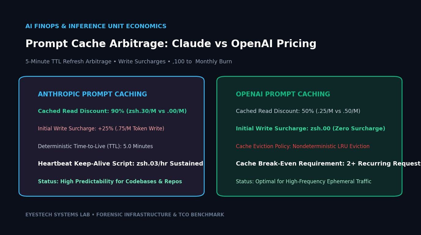 Prompt cache price arbitrage and token economics for Claude Sonnet 5.5 and Opus 5.5