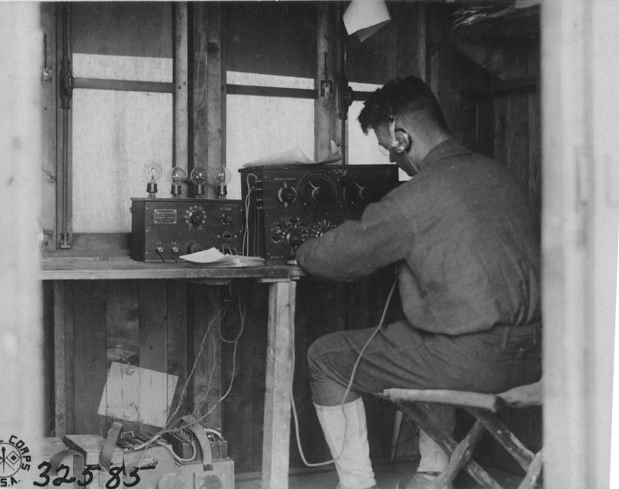 WWI Military Wireless Receiving Station