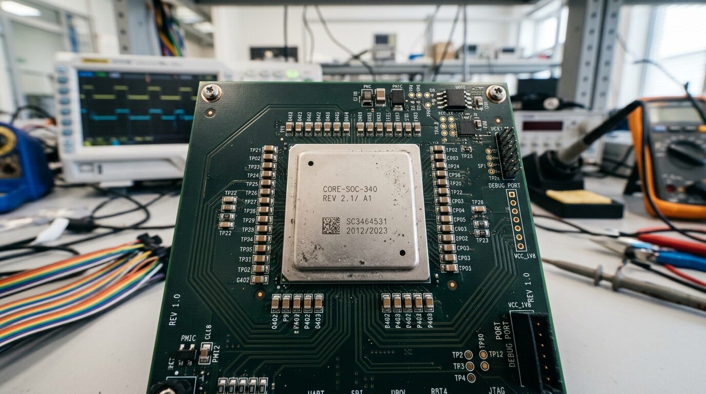 Zoho fabless chip design edge AI SoC evaluation board