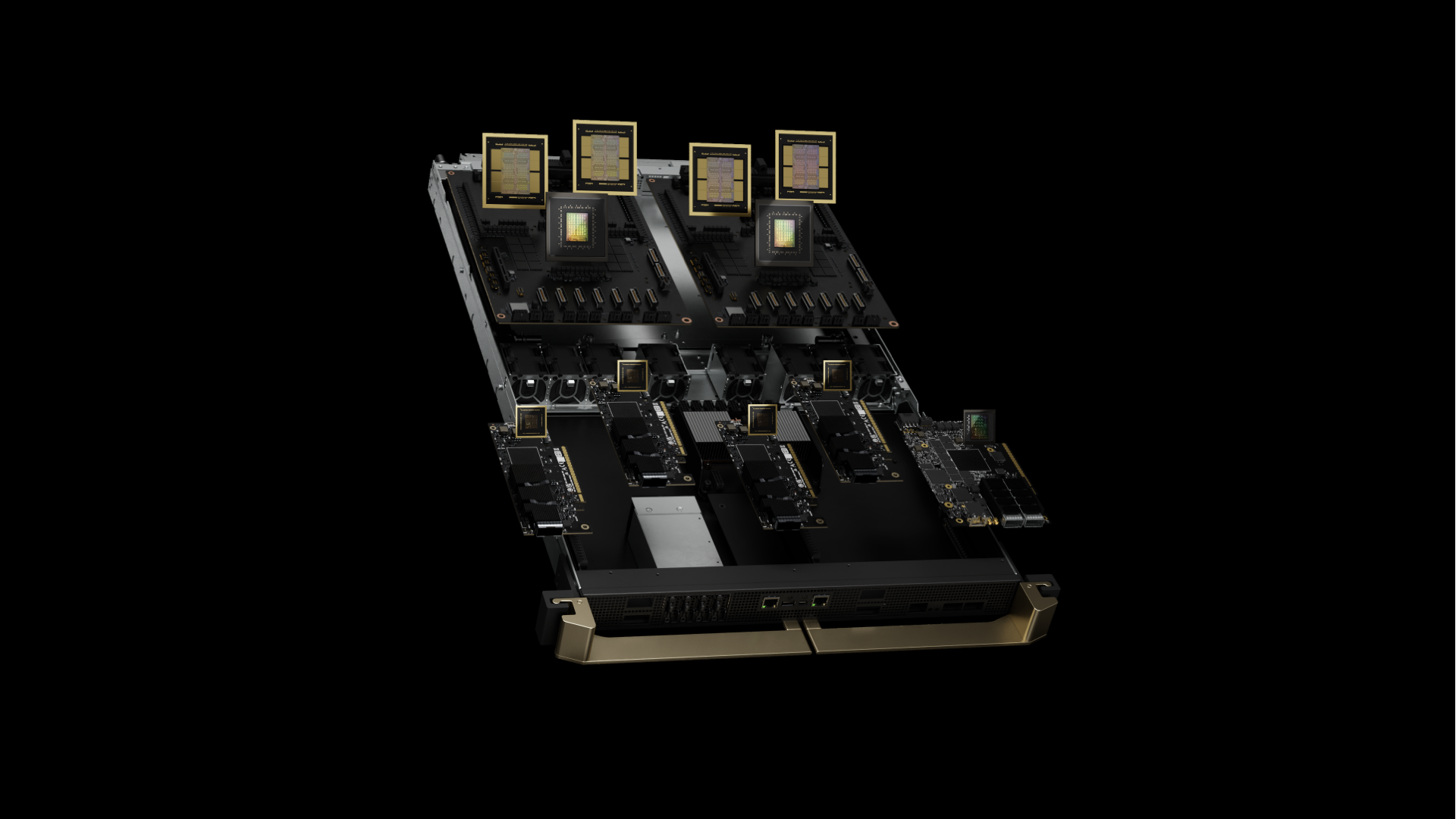 1U GB200 Compute Tray Direct-to-Chip Liquid Cooling Architecture