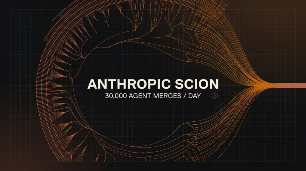 Anthropic Scion Inside the 30,000 Agent Merges Monorepo