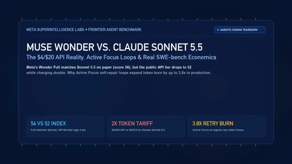 Meta Muse Wonder vs Claude Sonnet 5.5 Agentic Coding and Token Economics