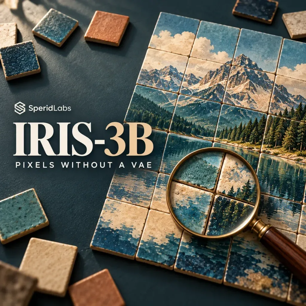 Iris-3B Removes the VAE, but the Vision Gain Is Unproven
