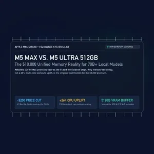 M5 Max vs M5 Ultra 512GB: The $10,000 Local LLM Reality