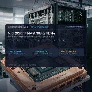 Microsoft Maia 300: Inside Azure’s 167 kW HBM4 Rack Physics
