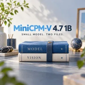 MiniCPM-V 4.7 1B: Ollama Setup and the Two-File Cost