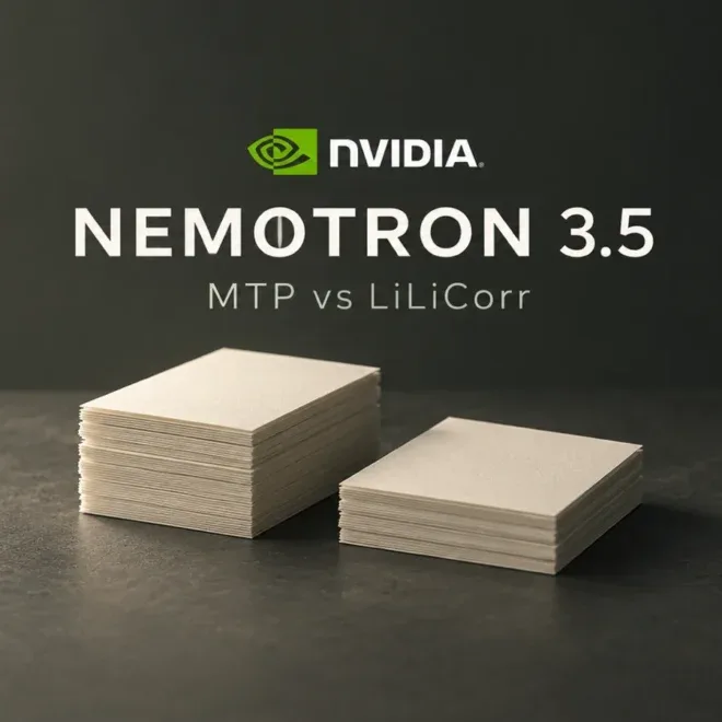 Nemotron 3.5 Super VL: MTP, LiLiCorr and Inference Speed