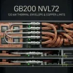 NVIDIA GB200 NVL72: 130 kW Cooling Crisis & Copper NVLink Limit