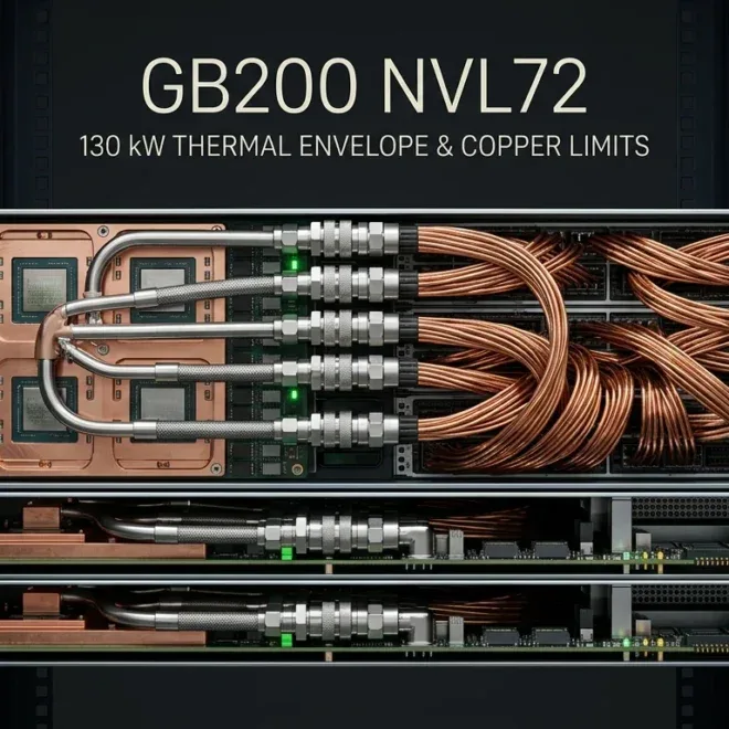 NVIDIA GB200 NVL72: 130 kW Cooling Crisis & Copper NVLink Limit
