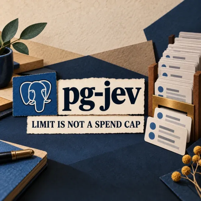 pg-jev: Why SQL LIMIT Is Not an AI Spend Cap