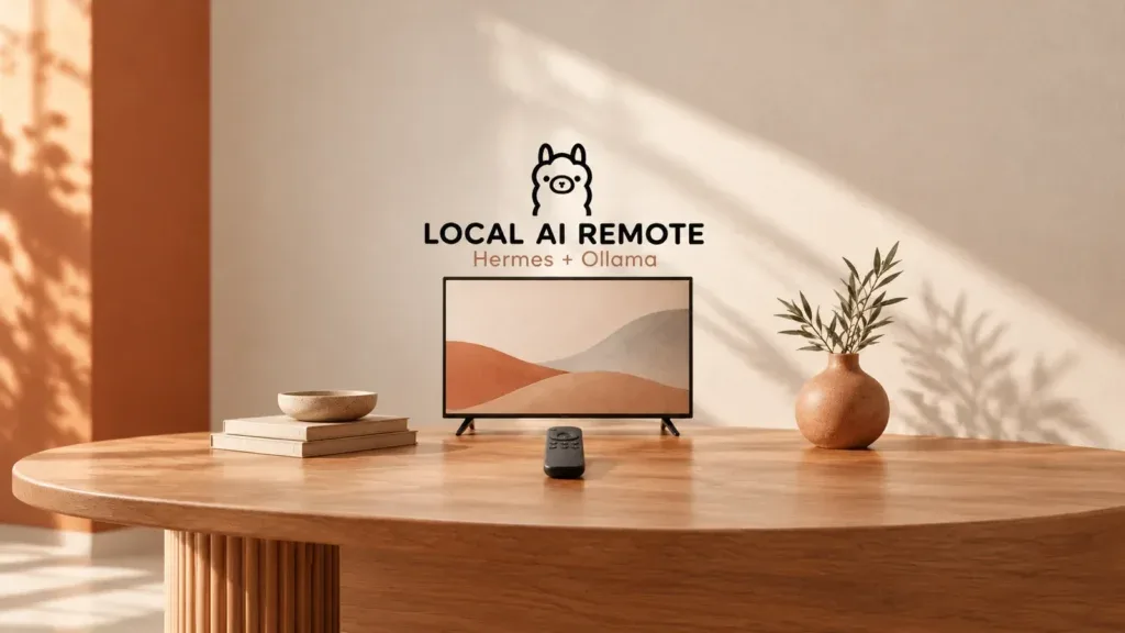 Control a Smart TV with Hermes and Ollama: Setup Guide — editorial illustration