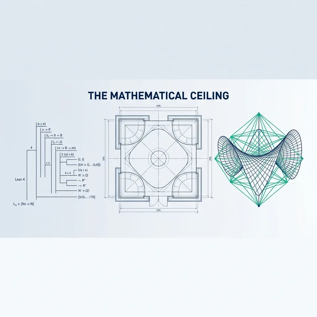 Mathematical Ceiling of Frontier AI: Formal Proof Trees and Loss Manifold Geometry